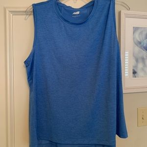 Blue AVIA sports tank. Size L